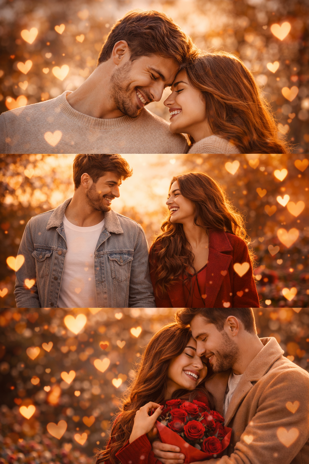Lovers Day images showing couple celebrating together