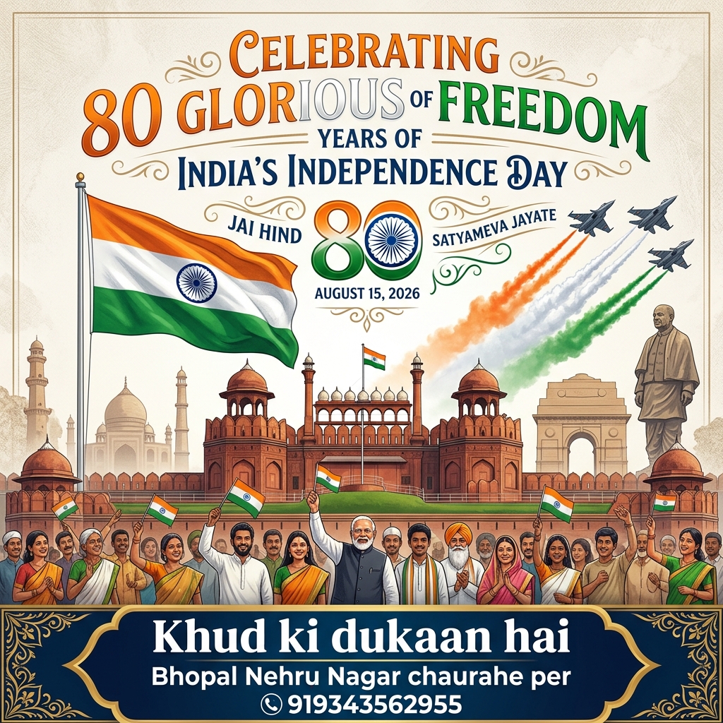 Khud ki dukaan hai Independence Day poster