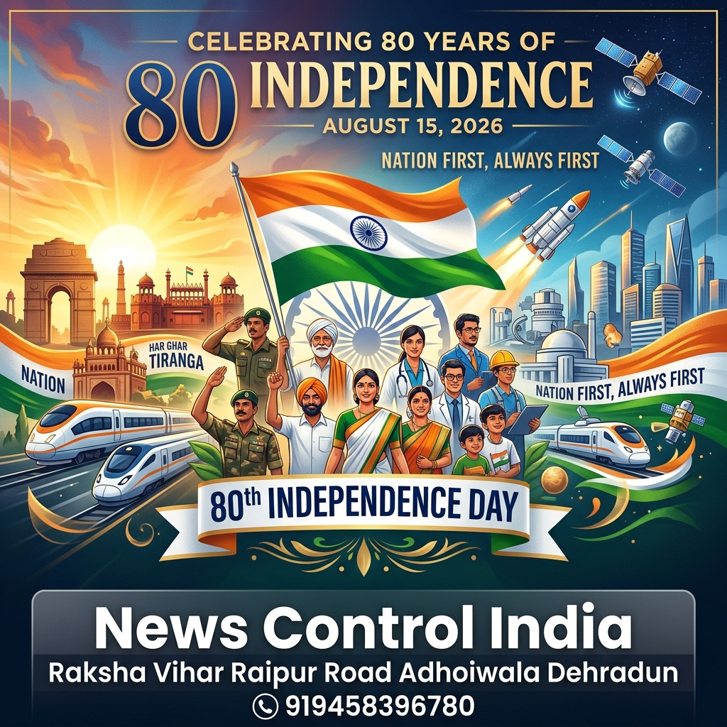 News Control India Independence Day poster