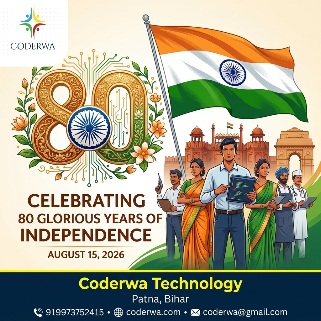 Coderwa Technology Independence Day poster